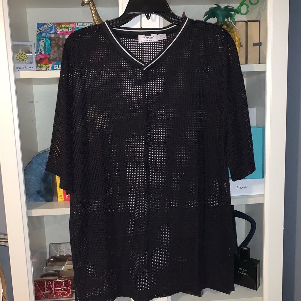 Topman mesh jersey